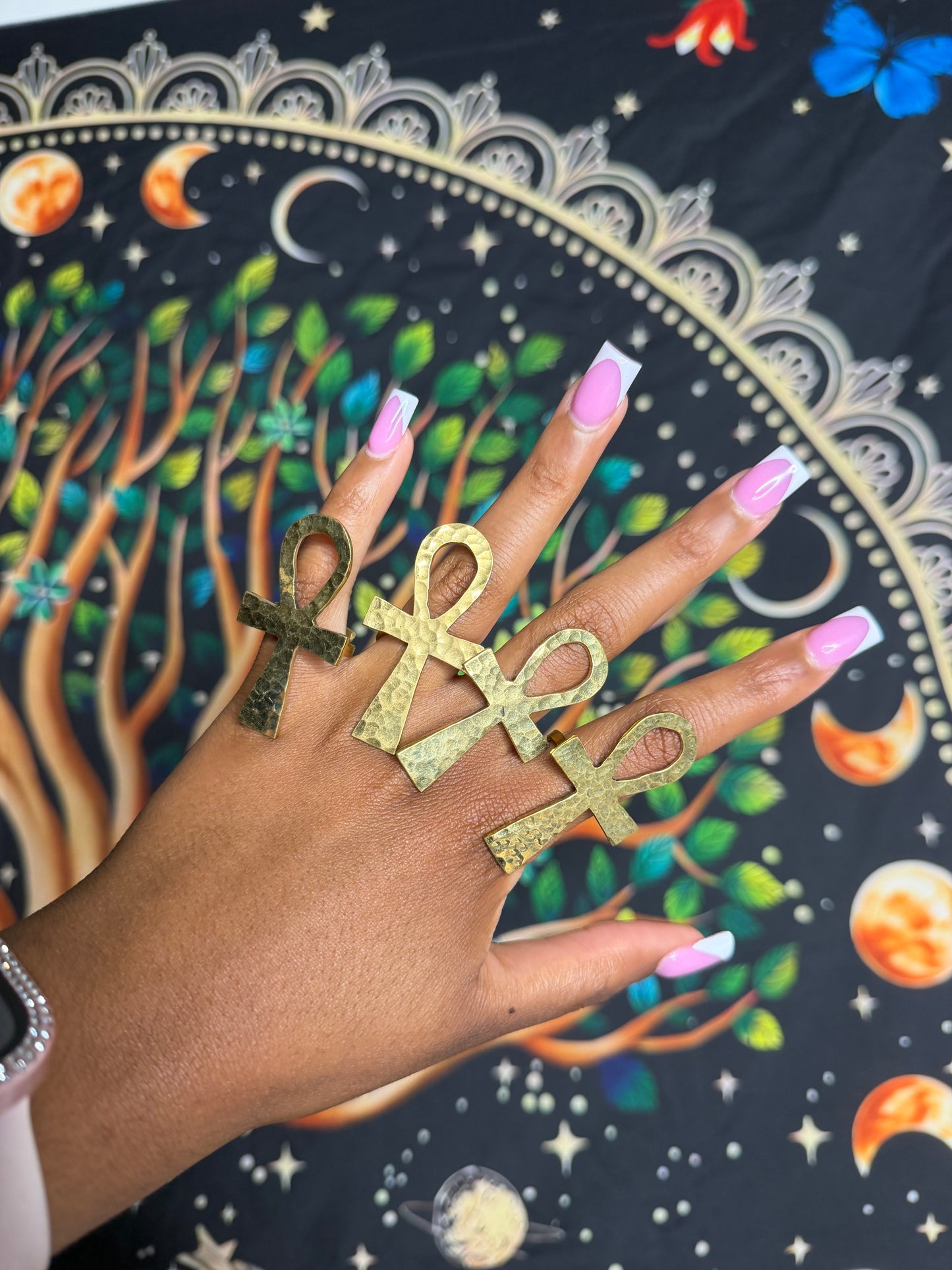 Brass Ankh Rings