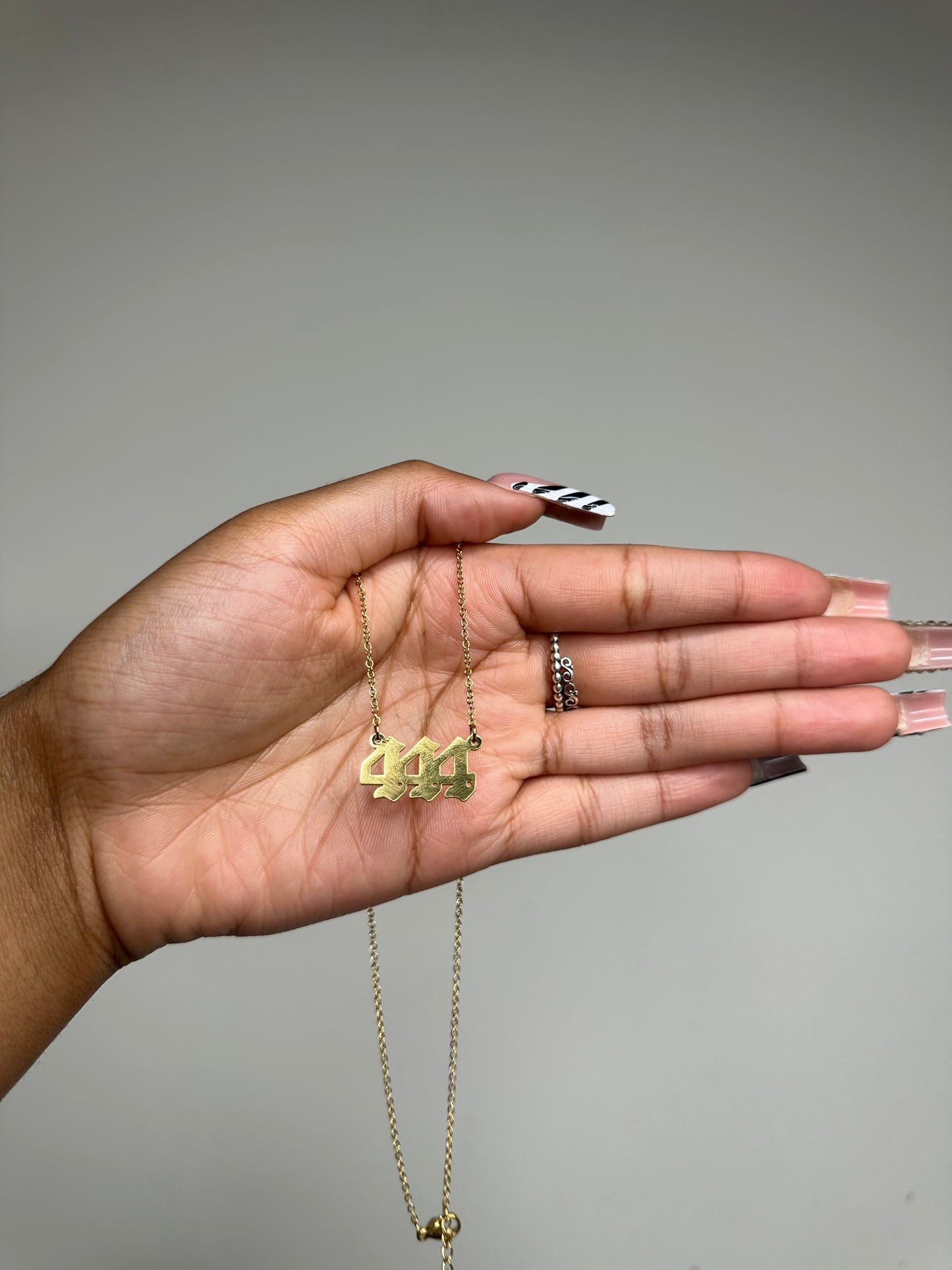 Gold Angel Number Necklace