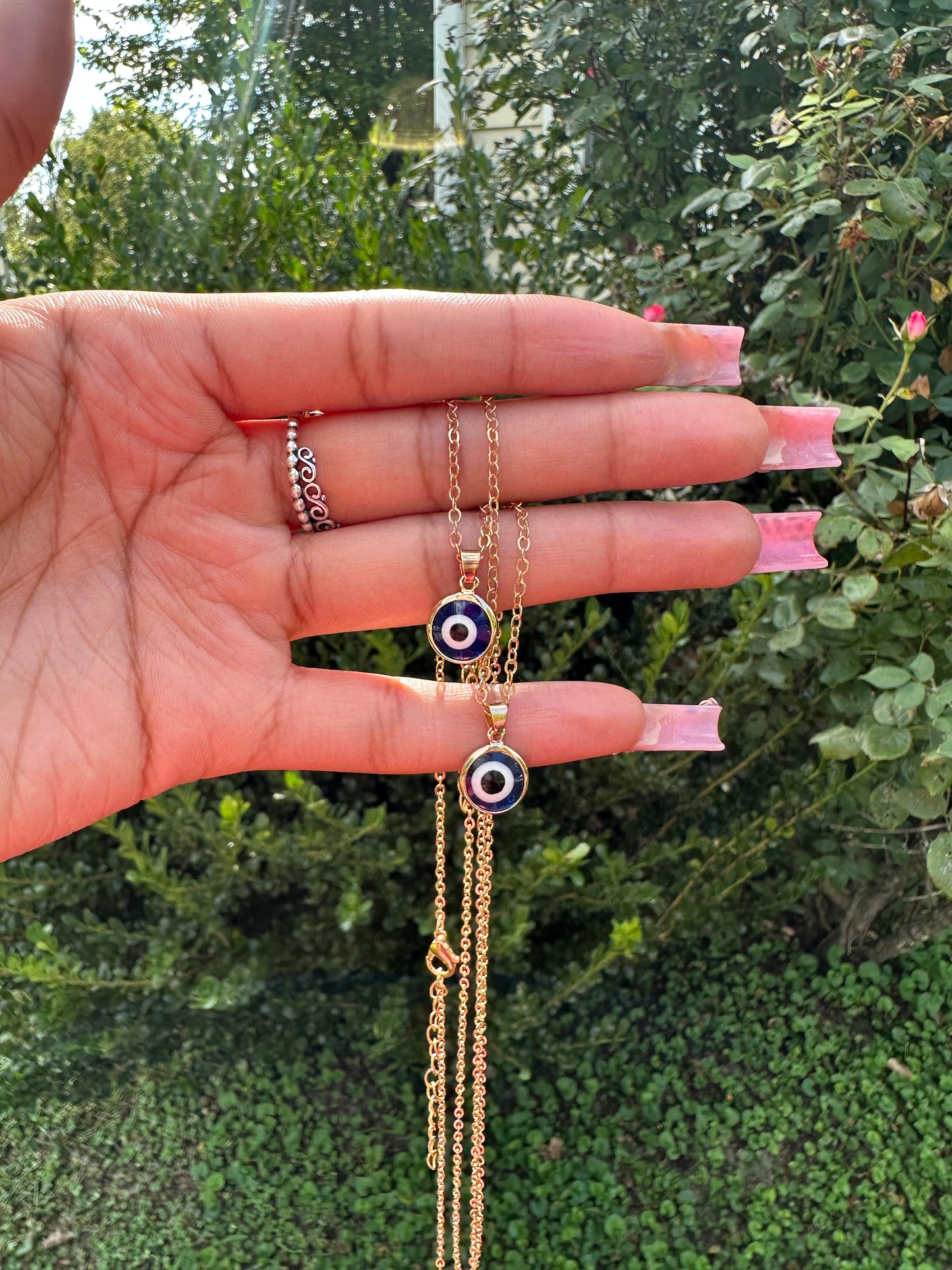 Gold Eye Evil Eye Necklace