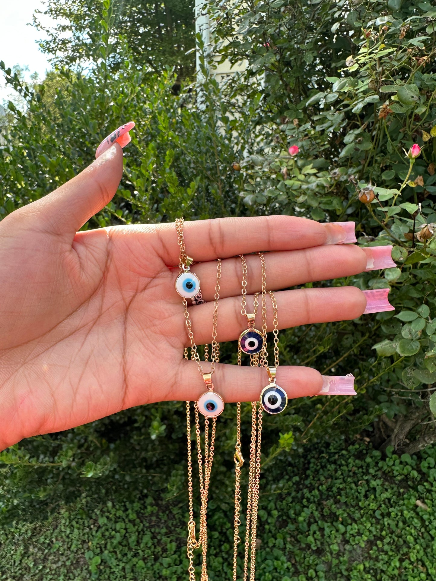 Gold Eye Evil Eye Necklace