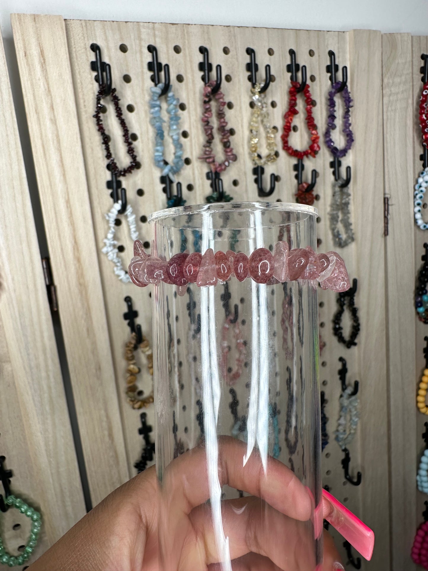 Crystal Chip Bracelets