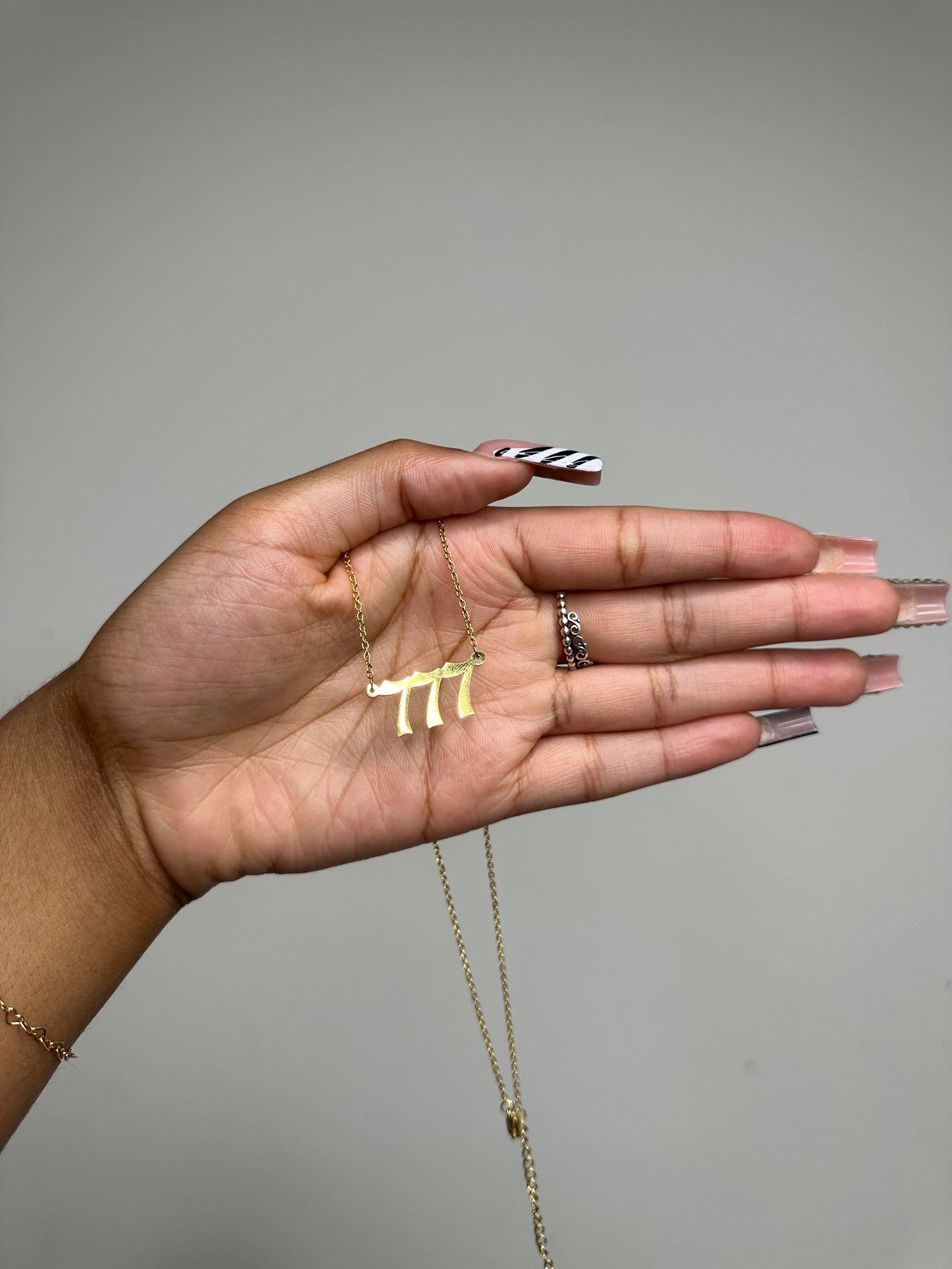 Gold Angel Number Necklace