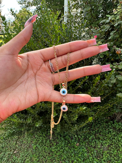 Gold Eye Evil Eye Necklace